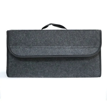 Car Trunk Storage Box  High-Quality Felt Storage Box Car Storage Foldable Iarge Capacity Portable Fireproof Car Woolen Soft Tool Leedoar