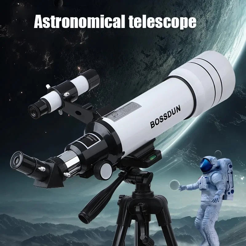 40070 Telescopios profesionales 333.35X para niños con visión nocturna, visión del universo, la luna, las estrellas, el espacio profundo, monocular refractivo HD