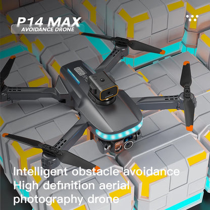 2024 New P14 8K Pro Mini RC 4K Drone With Camera HD Avoidance Resistance Optical Flow Positioning GPS Drone No Brush Toy Gift Leedoar