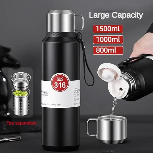 1 Liter 316 Stainless Steel Thermos Cup