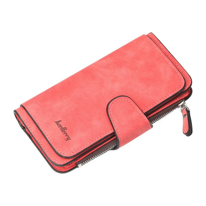 2023 Moda Feminina Porta-Cartões Luxo Zíper Fivela Longa Zero Carteira Multi Color Celular Bolsa Portátil Carteiras de Dinheiro 