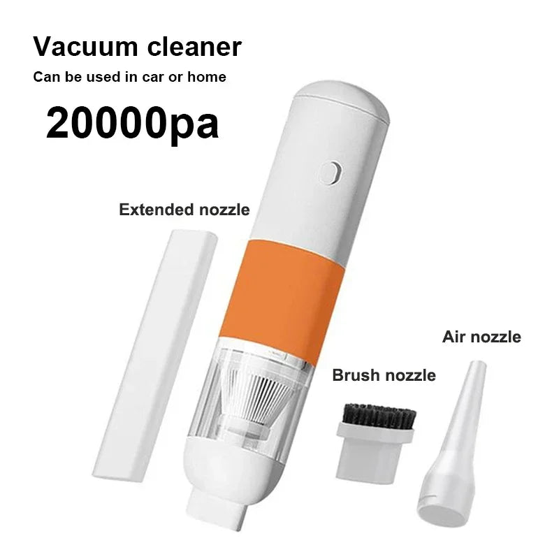 New car vacuum cleaner portable mini handheld vacuum cleaner intelligent household car dual-purpose wireless 20000PA car cleaner Leedoar