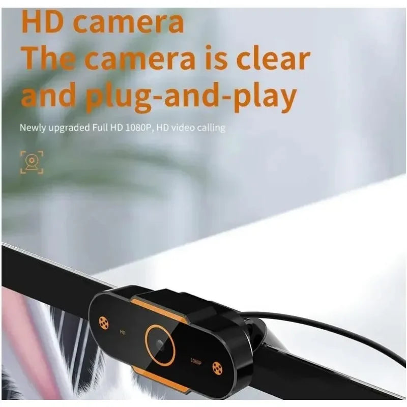 Câmera Web Profissional 480/720/1080P/2k 5 Milhões de Pixels HD Webcam USB2.0 Foco Automático Chamada de Vídeo com Microfone para Computador PC Laptop 