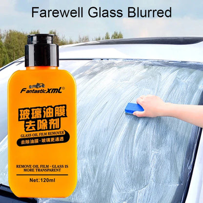 120ML Auto Car Front Windshield Cleaning Paste Oil Film Remover