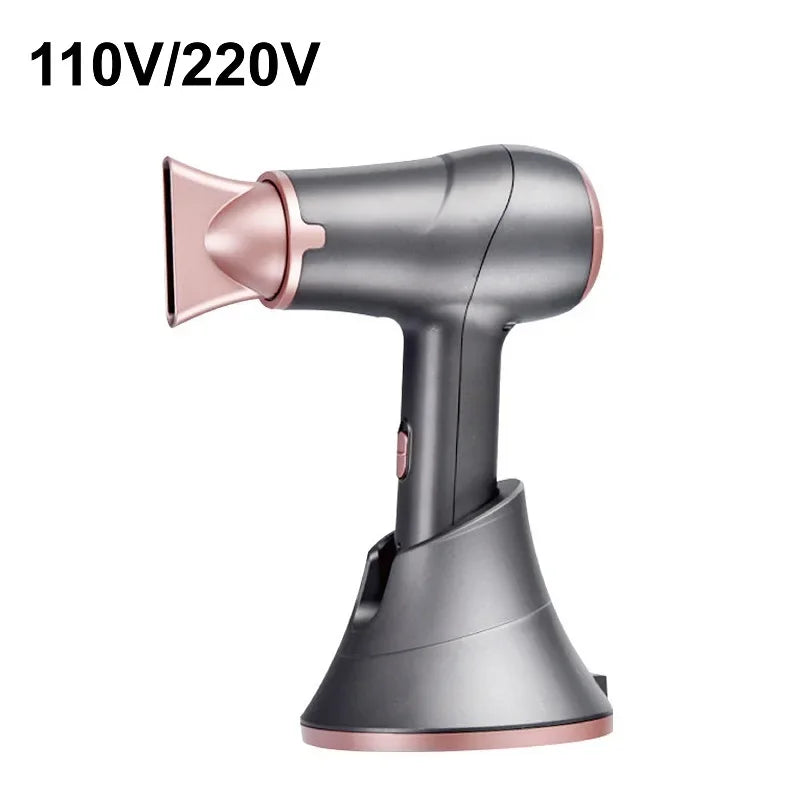 5000mAh Cordless Hair Dryers Rechargeable Portable Travel Hairdryer Wireless Blowers Salon Styling Tool   Hot and Cool Airs 300W Leedoar