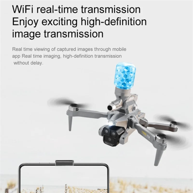 K11 MAX Drone com três câmeras 4K HD, quatro vias, posicionamento de fluxo de obstáculos, prevenção de obstáculos, helicóptero RC óptico, brinquedos, crianças, Gif 