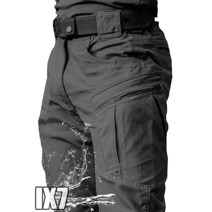 Pantalones tácticos militares de ciudad para hombre, pantalones de combate, pantalones cargo, multibolsillos, impermeables, resistentes al desgaste, ropa de entrenamiento informal 