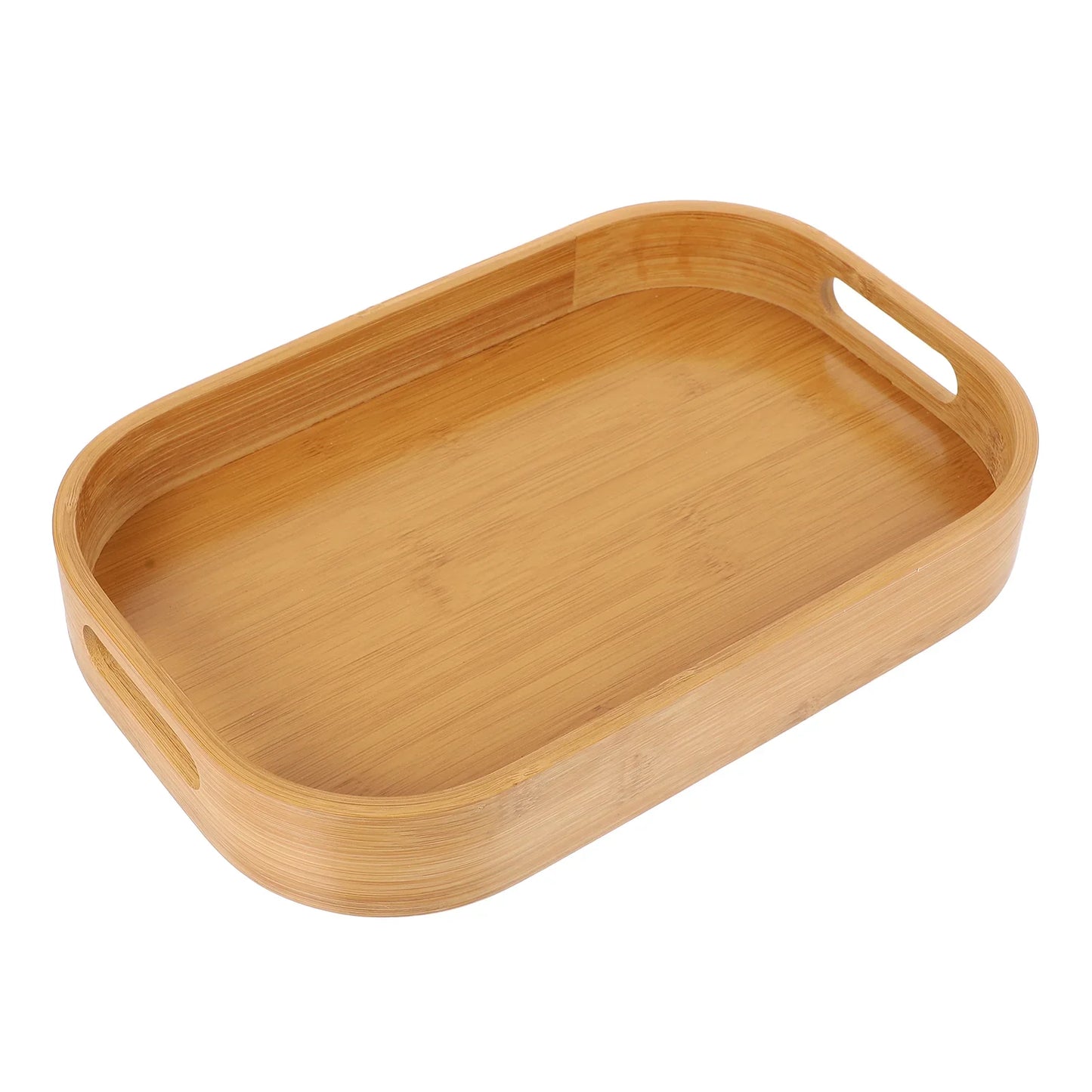 Japanese Style Wooden Tray for Tea Cups Snacks and Desserts Solid Wood Serving Plate Organizer Home Decor Kitchen Supplies Leedoar