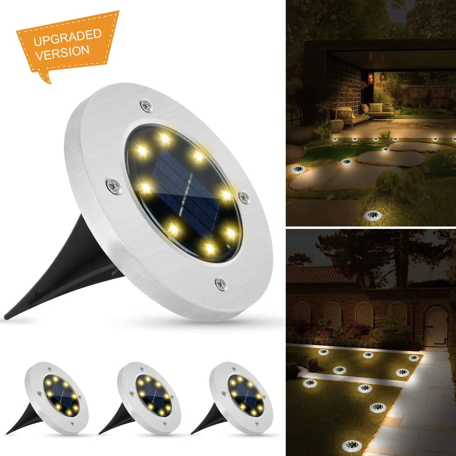 Outdoor Waterproof Solar Lawn Lamp LED Plug-In Lamp Grass Lamp Buried Lamp Villa Garden Lamp Decoration Home Leedoar