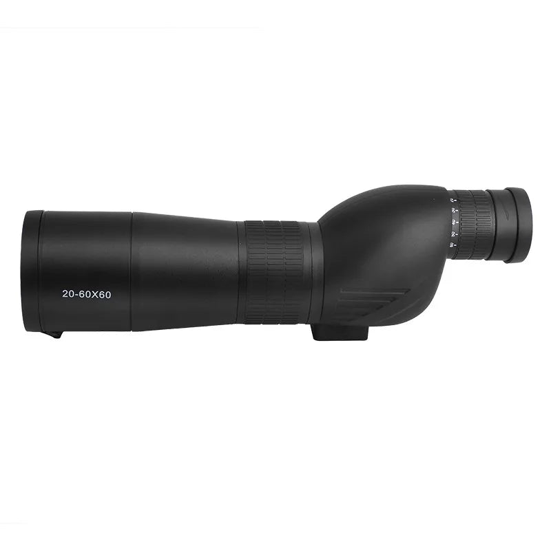 Telescopio monocular potente con zoom Bak4 de 20-60 x 60, prisma impermeable y antivaho, para acampada, observación de aves, paisajes, telescopio para teléfono