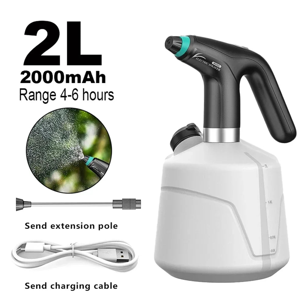 Agriculture Electric Pesticide Garden Watering Spray Disinfection Filling Sprayer Adjustable Nozzle Garden Irrigation Tools Leedoar