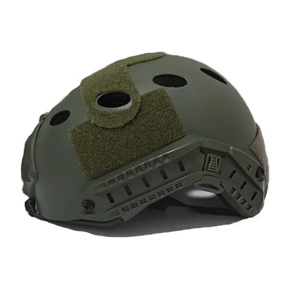 High Quality Anti Impact Fast Helmet Protective Paintball War Game Tactical Helmet Army Air Soft Military CS SWAT Ride Equipment Leedoar