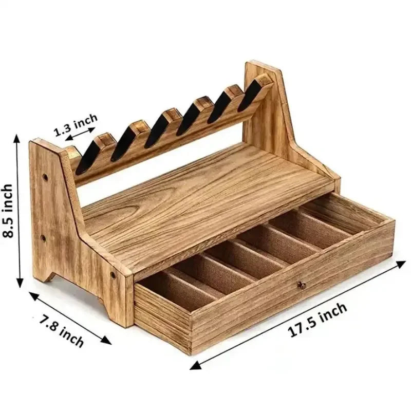 6/4 Slot Gun Rack Pistol Rack Wooden Pistol Rack For Safe Storage of Firearms Pistol Case Pistol Accessories Leedoar