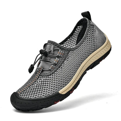 Shoes for Men Casual Breathable Mesh Shoes 2023 New Soft Men Sneakers Large Size Men Loafers Comfortable Outdoor Walking Shoes Leedoar