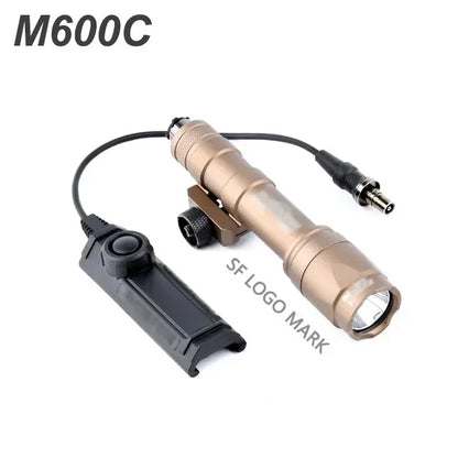 M600 M600C M600U Airsoft Powerful Flashlight Tactical Torch Scout Rifle Gun Weapon LED Light Fit 20mm Rail Hunting Leedoar