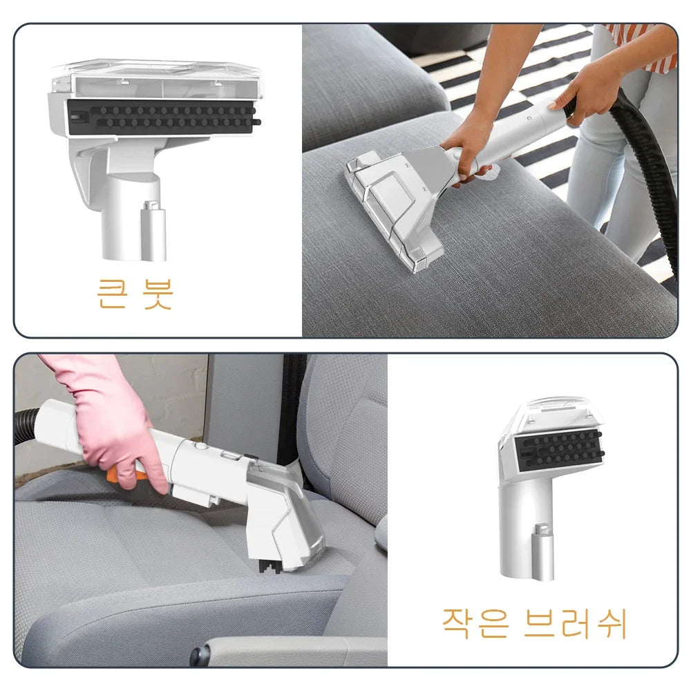 SONG MAN Handheld Carpet Cleaner 750W Handheld 15Kpa Corded Spot Clean Machine Wet Fabric Carpet Sofa Cleaning Pet Portable Car Leedoar