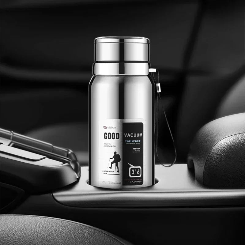 1000ml Large Capacity Stainless Steel Insulated Water Bottle