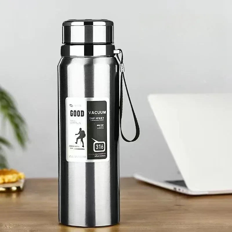 1000ml Large Capacity Stainless Steel Insulated Water Bottle