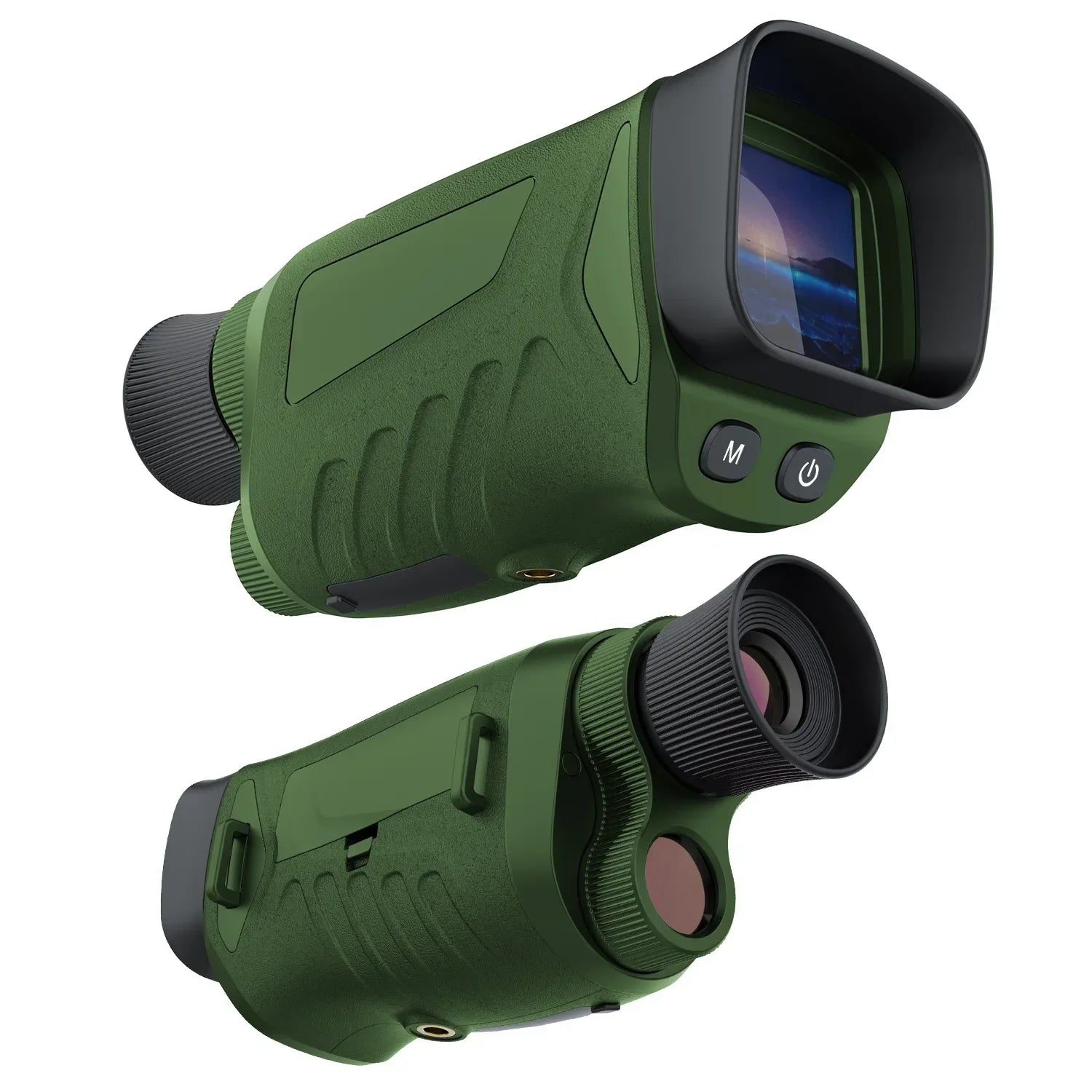 2inch Screen Night Vision Monocular 2.5K 25MM High Definition Video 8X Digital Zoom Goggles IR 300m Scope for Hunting Camping Leedoar