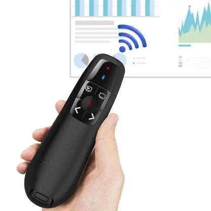 2024 NOVO 2.4GHz Wireless Power Point Pen Apresentação Clicker USB Controle Remoto Flip Presenter Pointer PPT Slide Advancer Pens