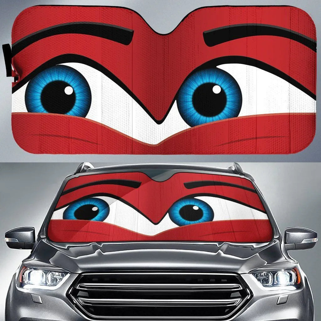 Sunshades Reflector Anti Uv Protector Evil Eyes Custom Car Sunshade Sun Shade Universal Summer 2024hot Sale Leedoar