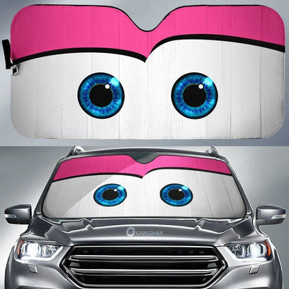 Sunshades Reflector Anti Uv Protector Evil Eyes Custom Car Sunshade Sun Shade Universal Summer 2024hot Sale Leedoar