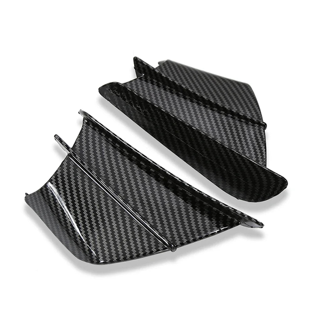 Motorcycle Fixed Wing is Suitable for Yamaha Ducati Kawasaki Modified Side Wing Aerodynamic Spoiler Decorative Accessories Tools Leedoar