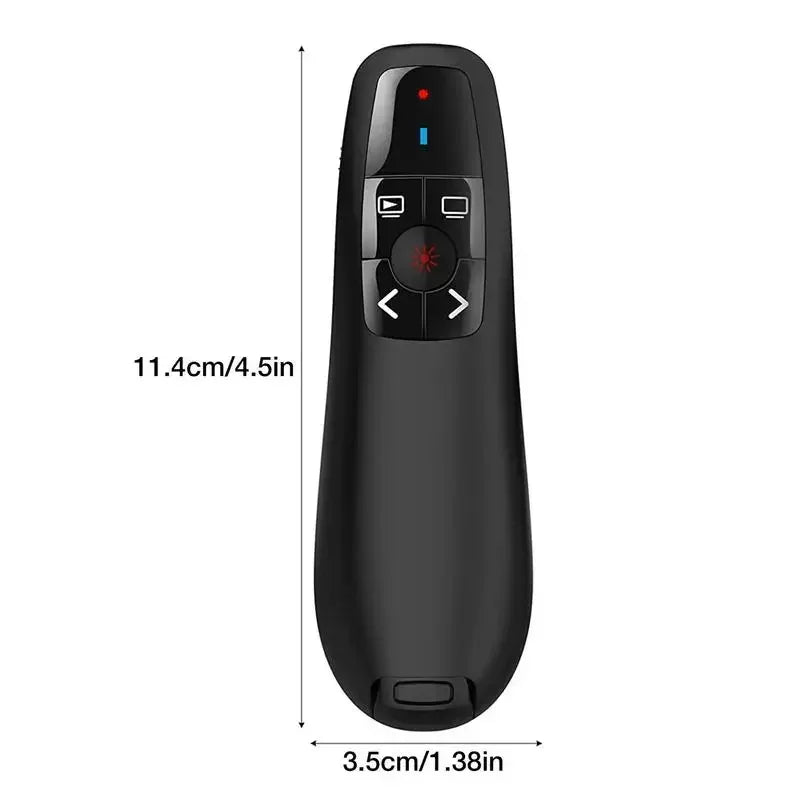 2024 NOVO 2.4GHz Wireless Power Point Pen Apresentação Clicker USB Controle Remoto Flip Presenter Pointer PPT Slide Advancer Pens