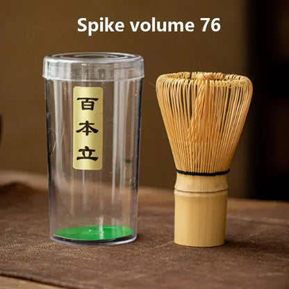 Matcha Tea Brush Baiben Li Song Dynasty Tea Ordering BlenderTool Matcha Bowl Bamboo Stand Tea Dial Stirring Brushes Bamboo Brush Leedoar