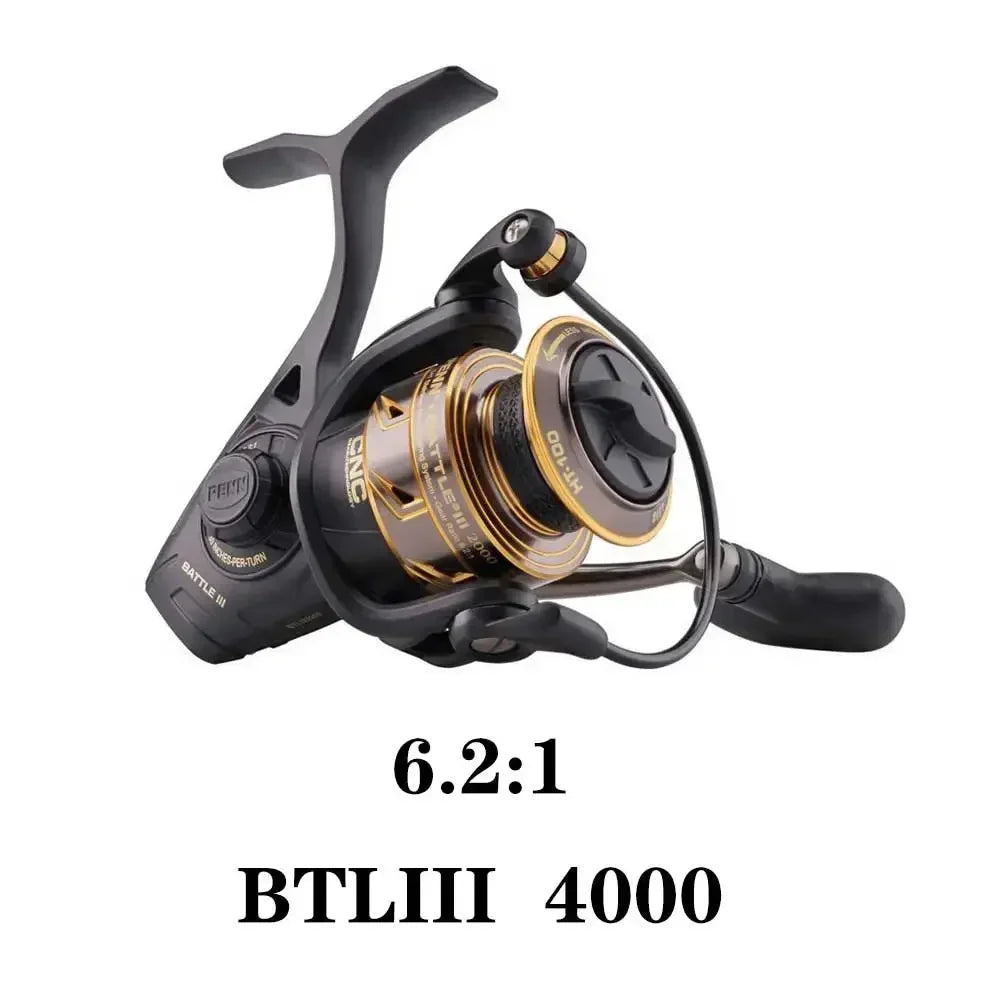 2000-8000 Reel Sea Salt Water Boat Fishing Wheel with Full Metal Body Rotating Reel 100% Original PENN Battle III Leedoar