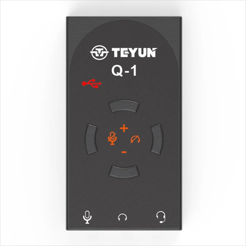 TEYUN Q1 Game Sound Card USB7.1 To 3.5mm Audio Interface Adapter External Soundcard For PC Laptop PS4 Headset Microphone 2023NEW Leedoar