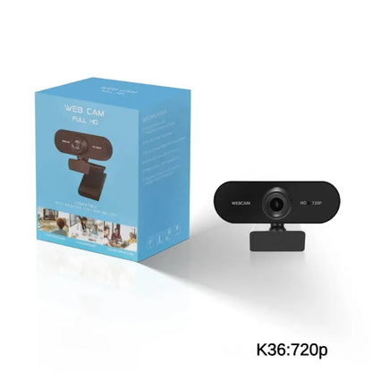 Webcam HD 2.0 rotativa de 180 graus 2K USB câmera ao vivo com microfone de redução de ruído câmera de videoconferência para reunião de escritório 