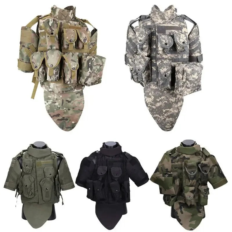 Men's Tactical Mole OTV Airsoft Assault Battle Vest Military Survival Armor Equipment Outdoor Hunting Vest Leedoar