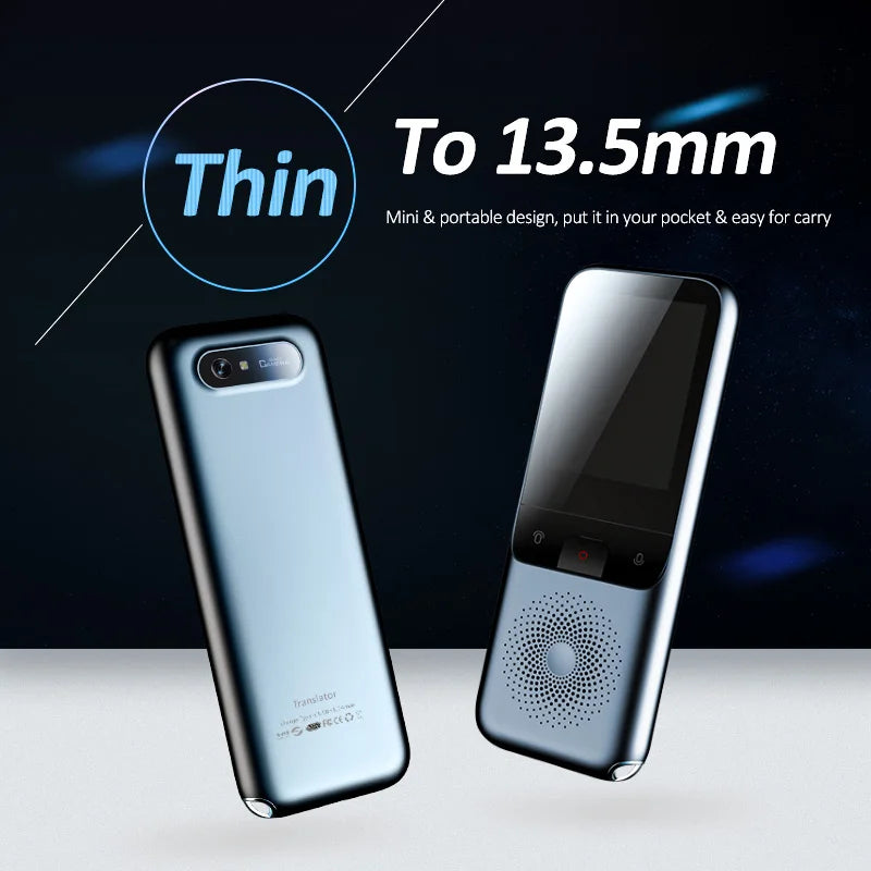 2023 New T11 Portable Audio Translator 138 Language Smart Translator Offline In Real Time Smart Voice AI Voice Photo Translator Leedoar