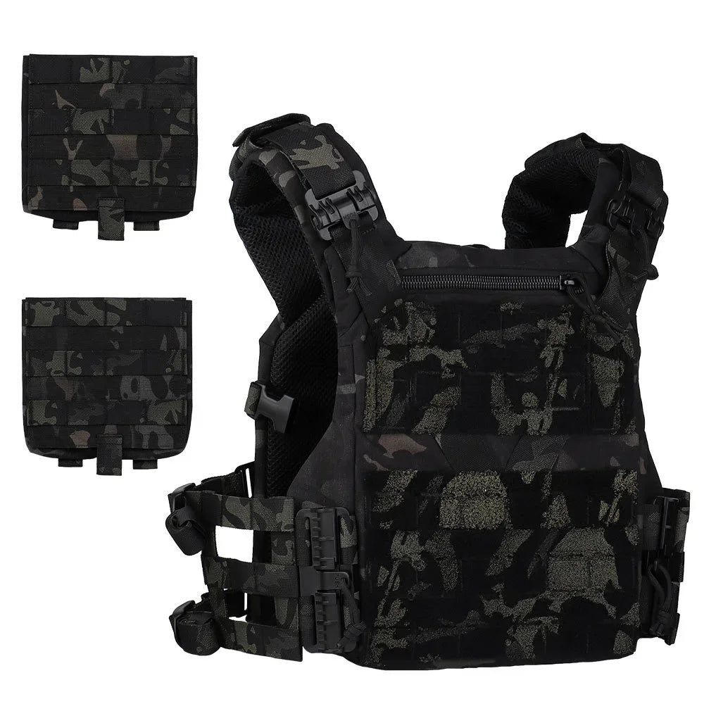 K19 Plate Carrier 3.0 Tactical Vest  Israel Quick Release On/off Cummerbund MOLLE Military Airsoft Gear Fast Adjust Multi-size Leedoar