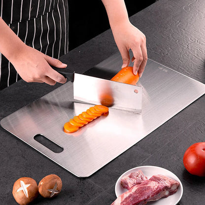 Thickened 316 Stainless Steel Cutting Board Kitchen Kneading Dough Board Antibacterial and Mildew-proof  Household Cutting Boar Leedoar