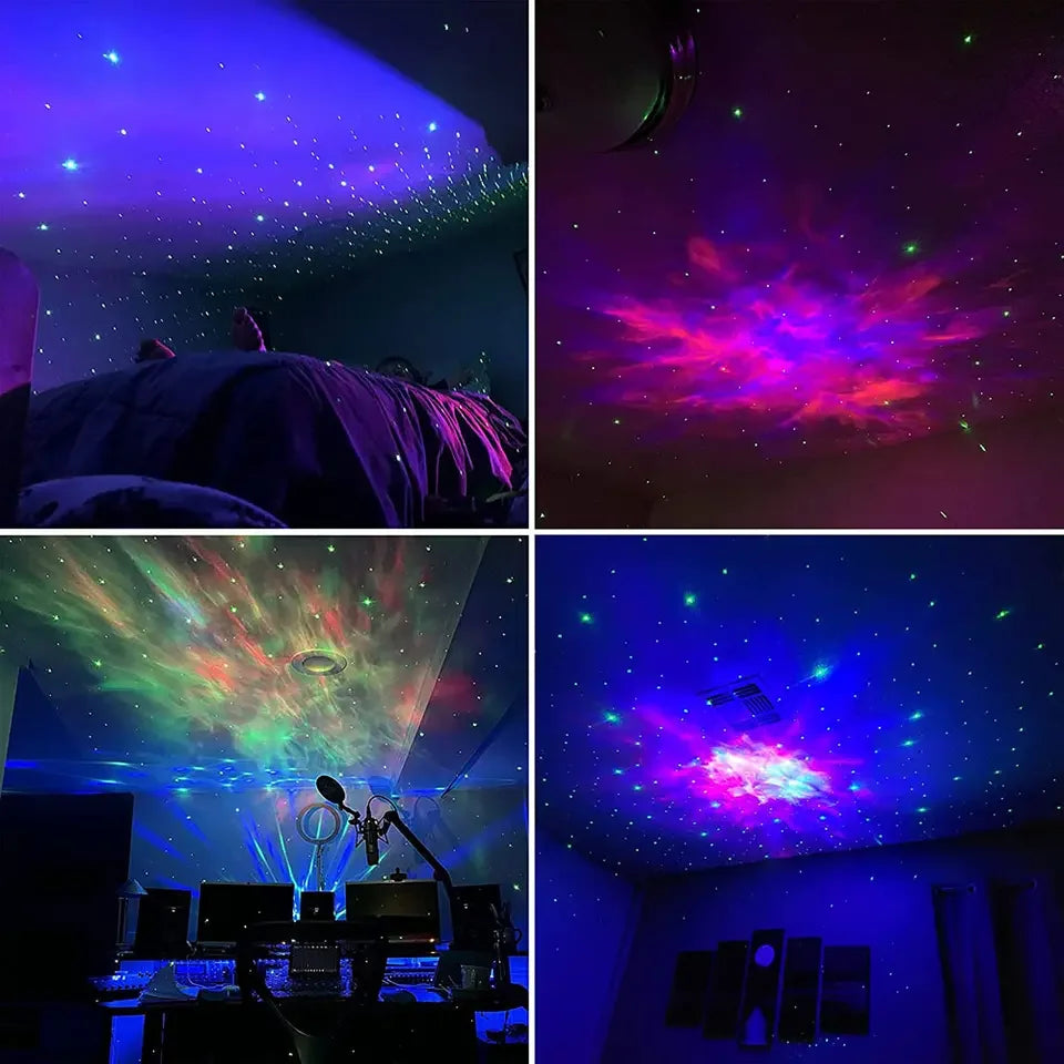 Astronaut Galaxy Projector Starry Sky Star Projector Kids Night Light for Bedroom Room Decor Decorative Lamp Nightlights Gifts Leedoar