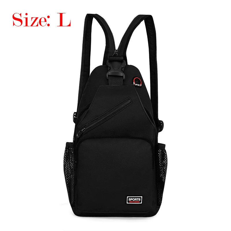 2023 New Arrival Women's Chest Bag Wholesale INS Trendy One Shoulder Backpack Multi Functional Men Green Beige Black Red Package Leedoar