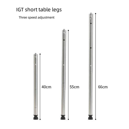 Camping IGT Table Free Combination Table Stainless Steel IGT Accessories Outdoor Portable Folding Aluminium Alloy Table Leedoar