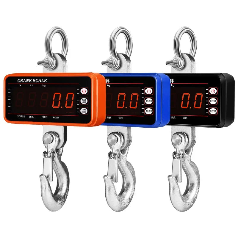 1500kg Digital Hanging Scale with 65ft Remote Control