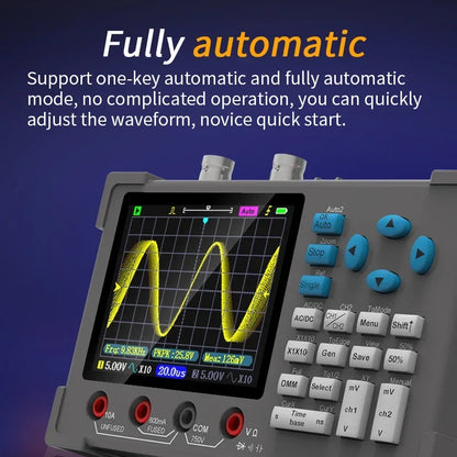 3.2 Inch Desktop Digital Oscilloscope 120M Performance Bandwidth Dual Channel Multimeter And Signal Generator 3 in 1 DSO3D12 Leedoar