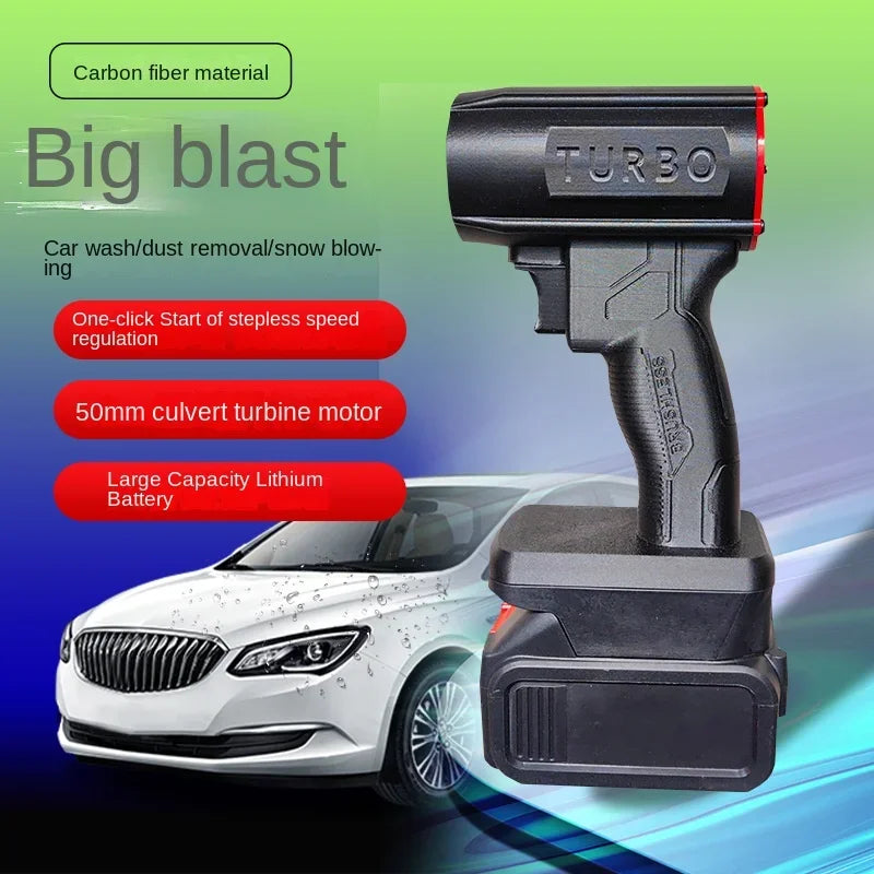 80000 R/min Multifunctional Electric Blower Dust Blowing Car Washing Snow Removal Handheld Violent Turbo Fan Powerful Air Dryer Leedoar