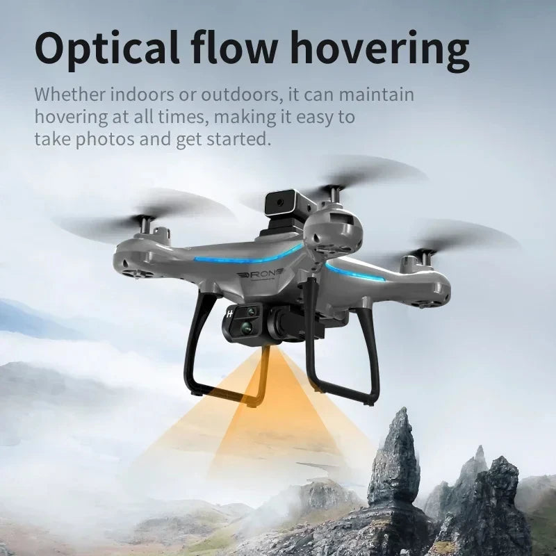 2024 New Ky102 4K Dual Camera 4 Side Obstacle Avoidance Hover Drone Optical Flow Photography Aerial Vehicle RC Drones Toy Gifts Leedoar