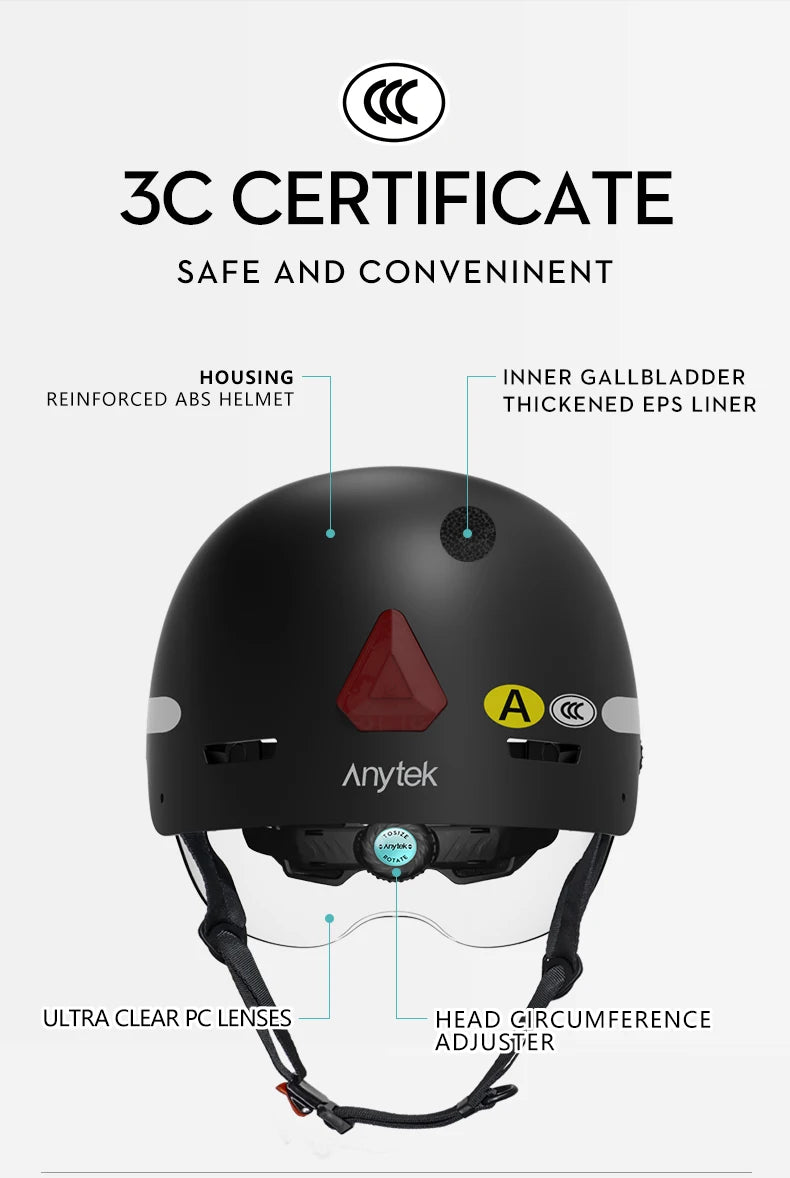 Smart Cycling Helmet with Integrated Camera and Safety Lights