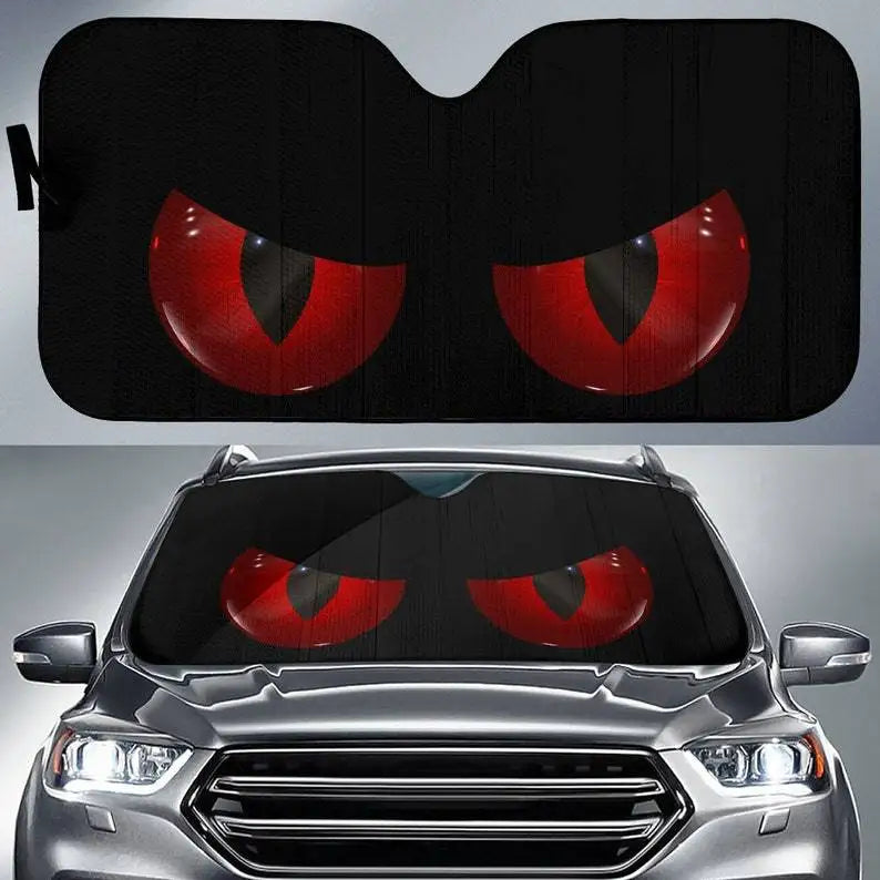 Sunshades Reflector Anti Uv Protector Evil Eyes Custom Car Sunshade Sun Shade Universal Summer 2024hot Sale Leedoar