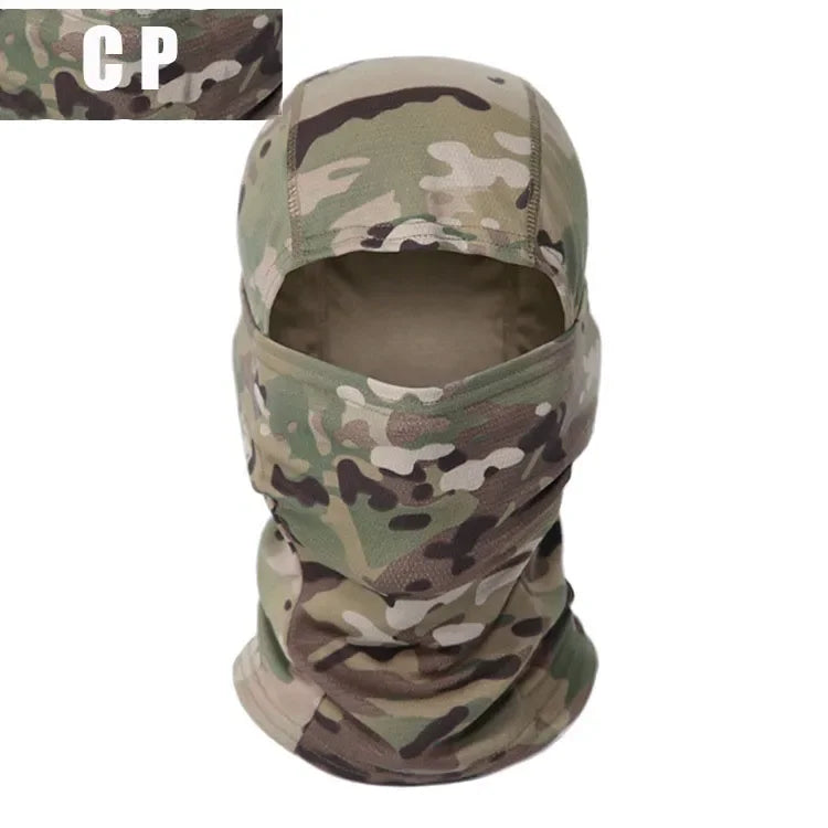 Multicam Tactical Balaclava Military Full Face Mask Shield Cover Cycling Army Airsoft Hunting Hat Camouflage Balaclava Scarf Leedoar