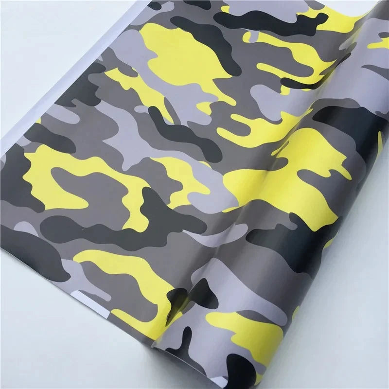 Arctic Snow Camo Vinyl Film Car Wrap Camouflage Vinyl Wrapping Car Sticker Bike Console Computer Laptop Skin Scooter Motorcycle Leedoar