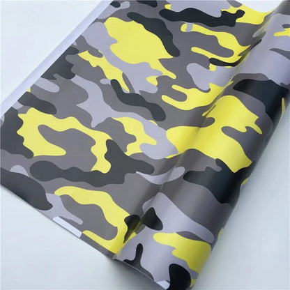 Arctic Snow Camo Vinyl Film Car Wrap Camouflage Vinyl Wrapping Car Sticker Bike Console Computer Laptop Skin Scooter Motorcycle Leedoar