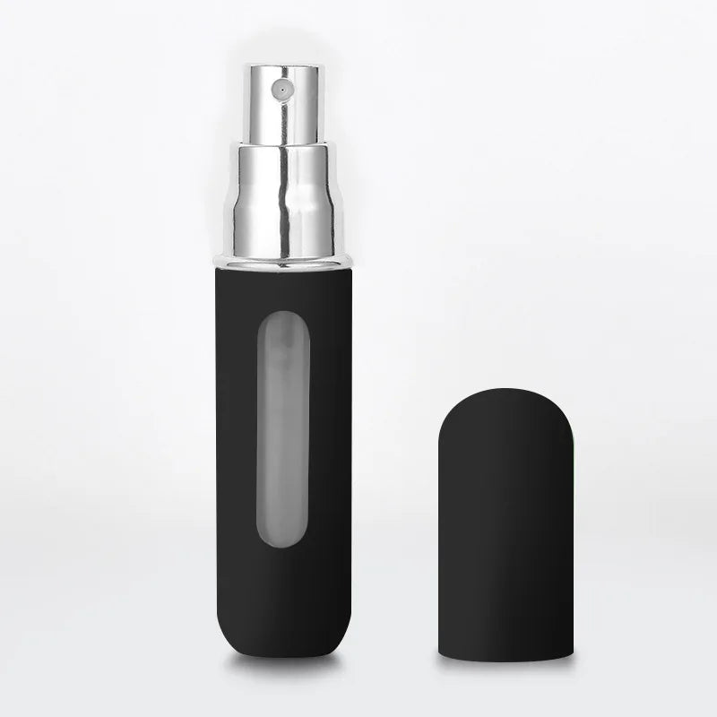 5ml/8ml Mini Portable Perfume Spray Bottle Refillable Aluminum Atomizer Bottle 5ml Container perfume refill bottle travel Leedoar