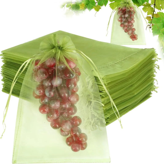 20/50/100PCS Fruit Insect Proof Yarn Bag Garden Plant Protective Cover Multi-color Home Gardening Accessories Leedoar